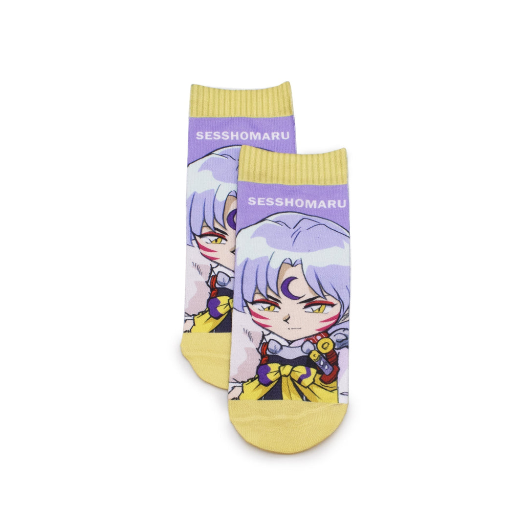 Inuyasha Sesshomaru Cute Chibi Anime Ankle Socks - Fundom