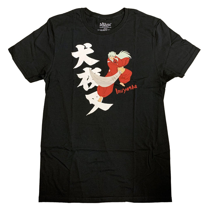 Inuyasha Slashing Tetsusaiga Anime Adult T Shirt - Fundom