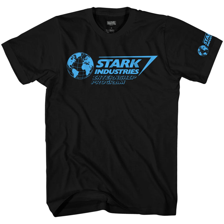 Iron Man Stark Industries Intern Marvel Adult T Shirt - Fundom