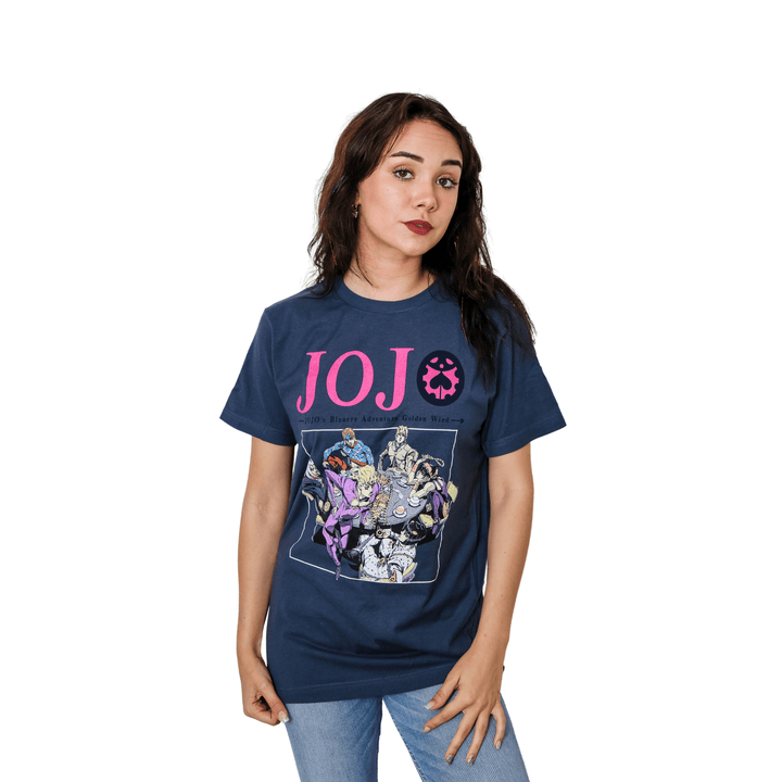 Jojo Bizarre Adventure S4 Main Group Anime Adult T-Shirt - Fundom