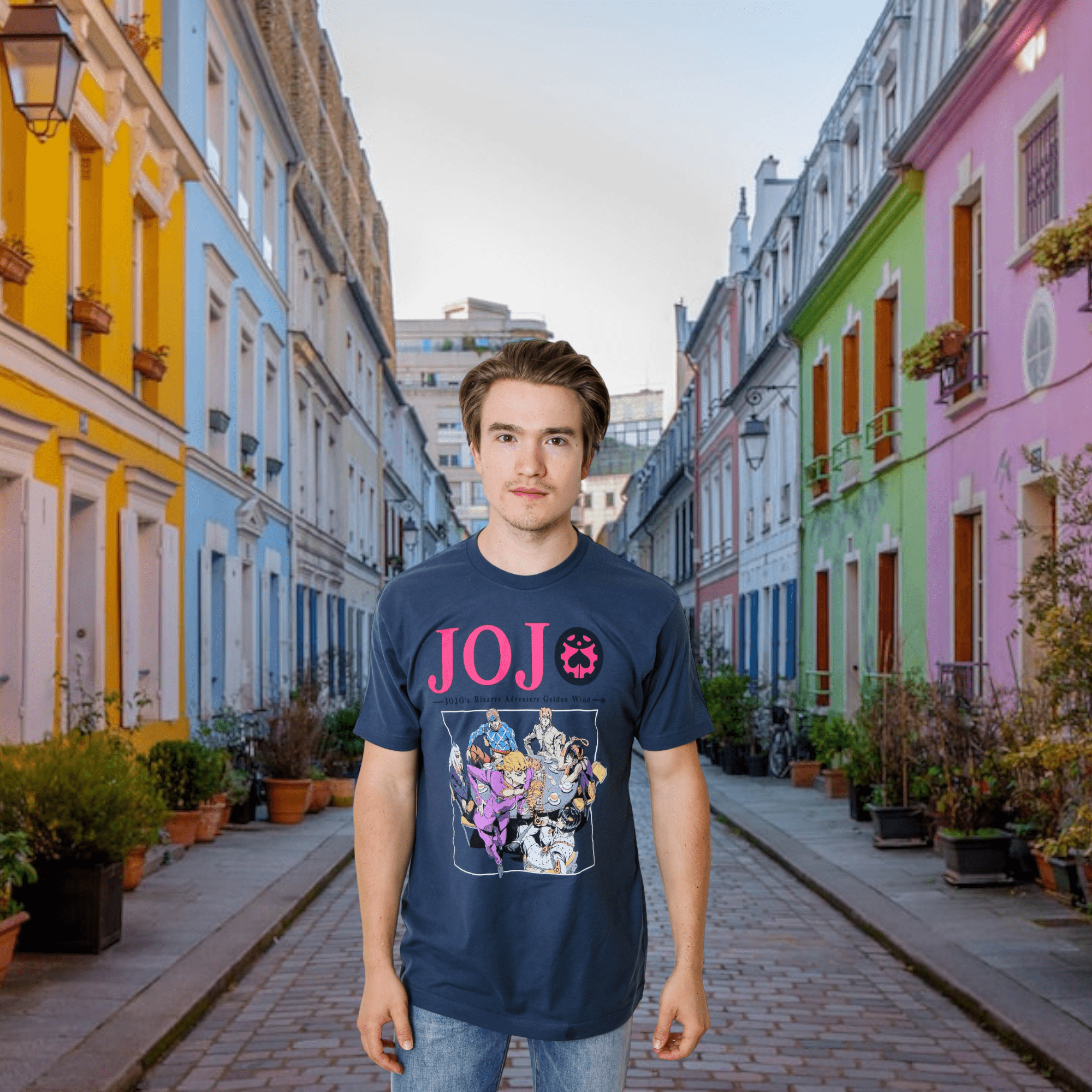 JoJo's Bizarre Adventure Golden Wind Officially Licensed Adult T-Shirt - Fundom
