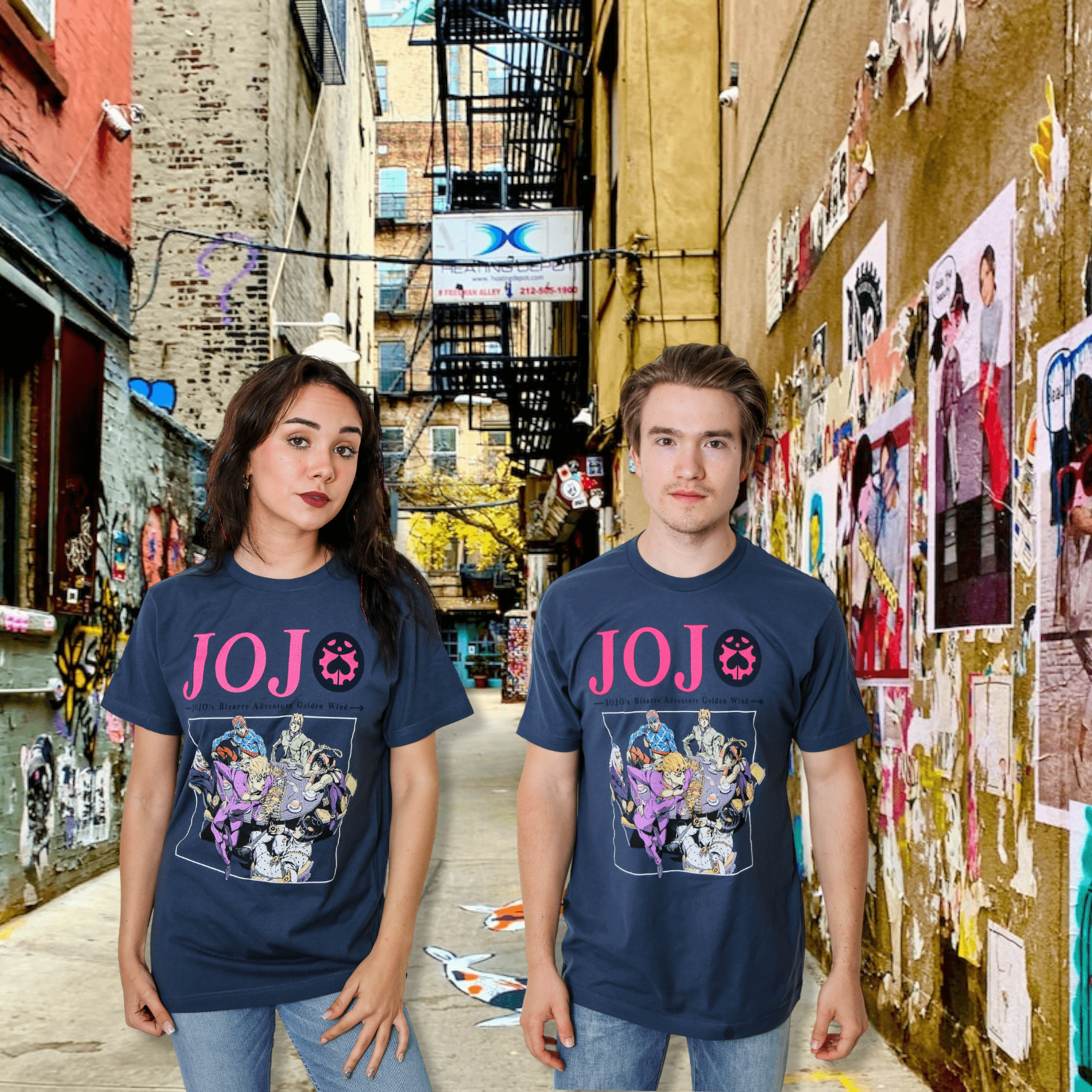 JoJo's Bizarre Adventure Golden Wind Officially Licensed Adult T-Shirt - Fundom