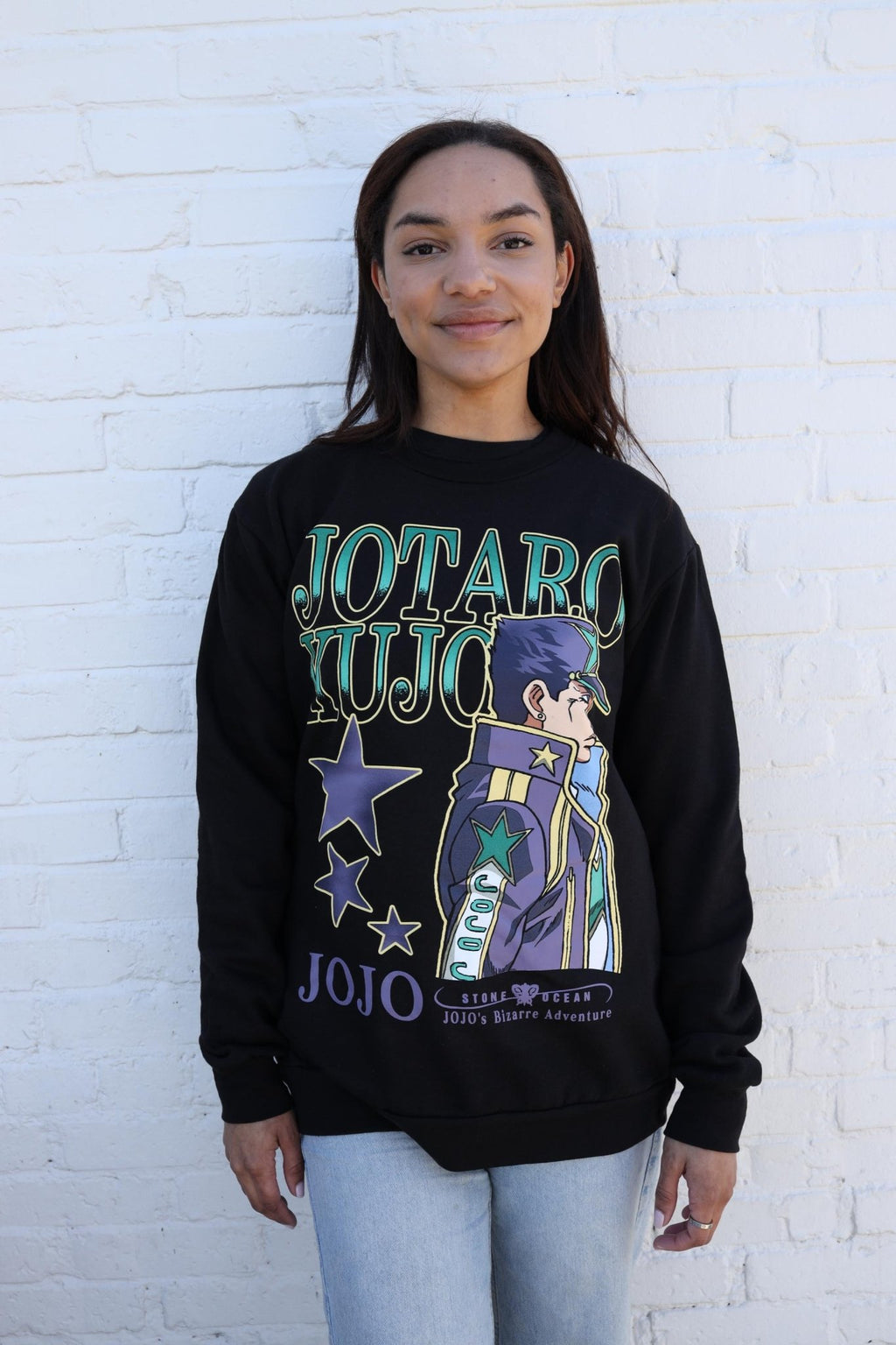 JoJo's Bizarre Adventure Jotaro Kujo Stone Ocean - Licensed Adult Sweatshirt - Fundom