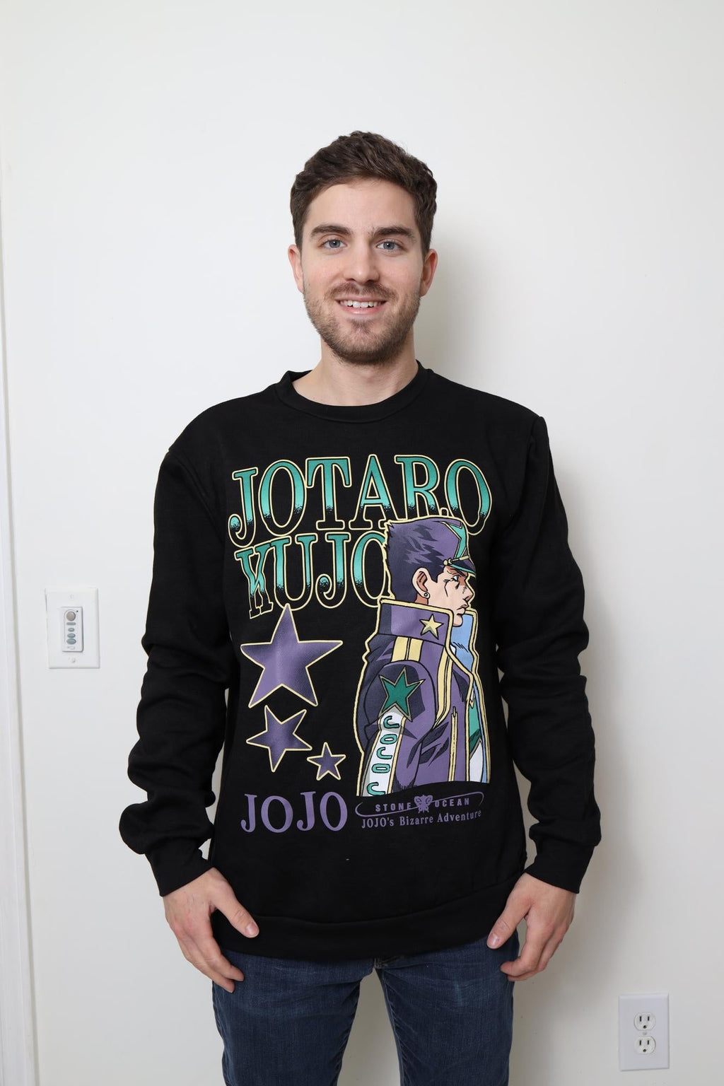 JoJo's Bizarre Adventure Jotaro Kujo Stone Ocean - Licensed Adult Sweatshirt - Fundom