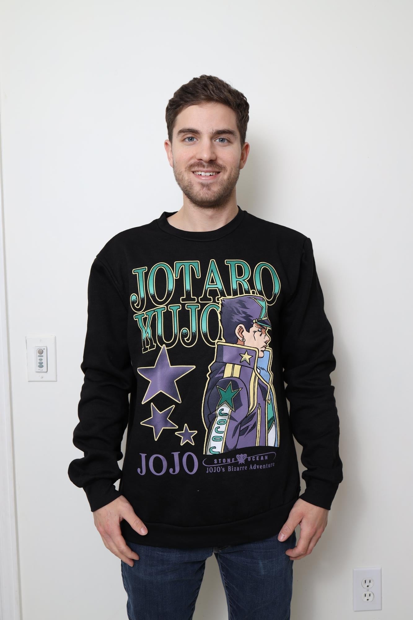 JoJo's Bizarre Adventure Jotaro Kujo Stone Ocean - Licensed Adult Sweatshirt - Fundom