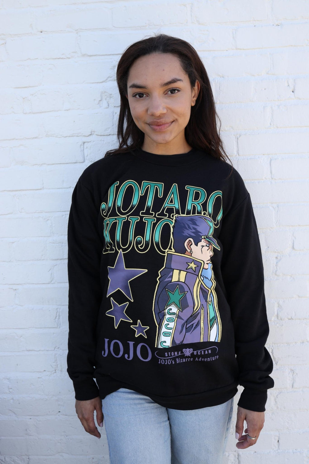 JoJo's Bizarre Adventure Jotaro Kujo Stone Ocean - Licensed Adult Sweatshirt - Fundom