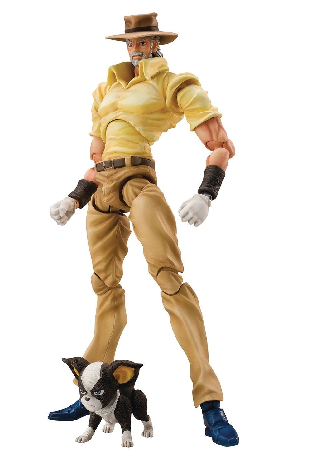 JoJo's Bizarre Adventure Part 3: Chozo Kado Joseph Joestar & Iggy Super Action Figure - Fundom