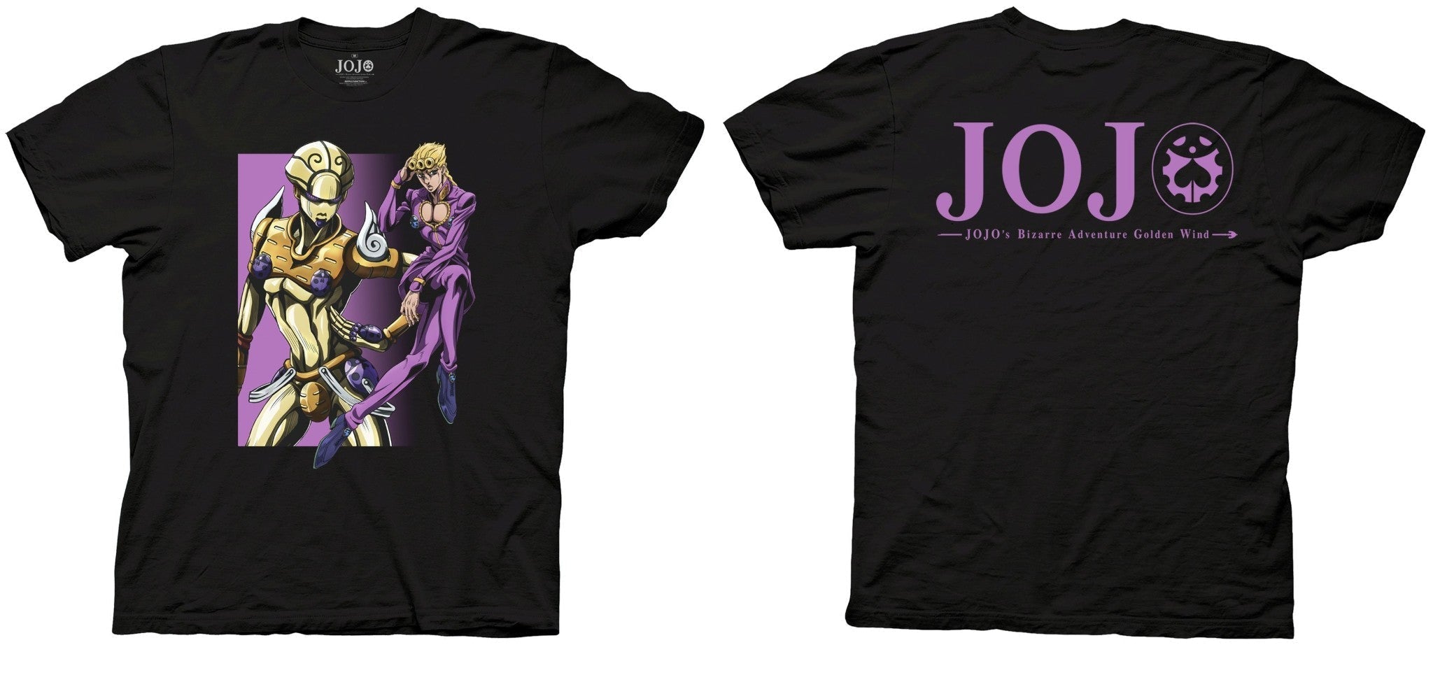 JoJo's Bizarre Adventure S4 Giorno Stages Officially Licensed Adult T-Shirt - Fundom