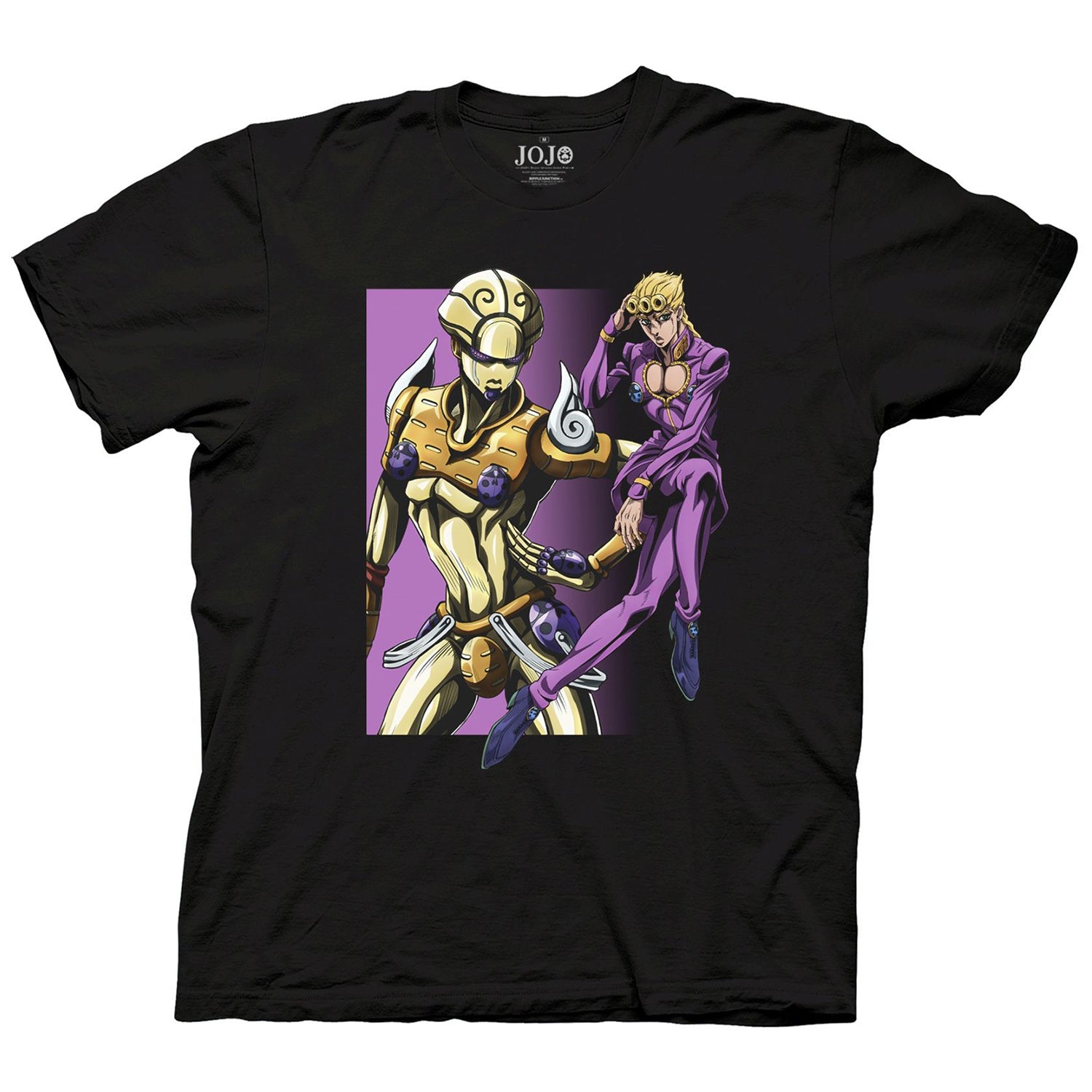 JoJo's Bizarre Adventure S4 Giorno Stages Officially Licensed Adult T-Shirt - Fundom