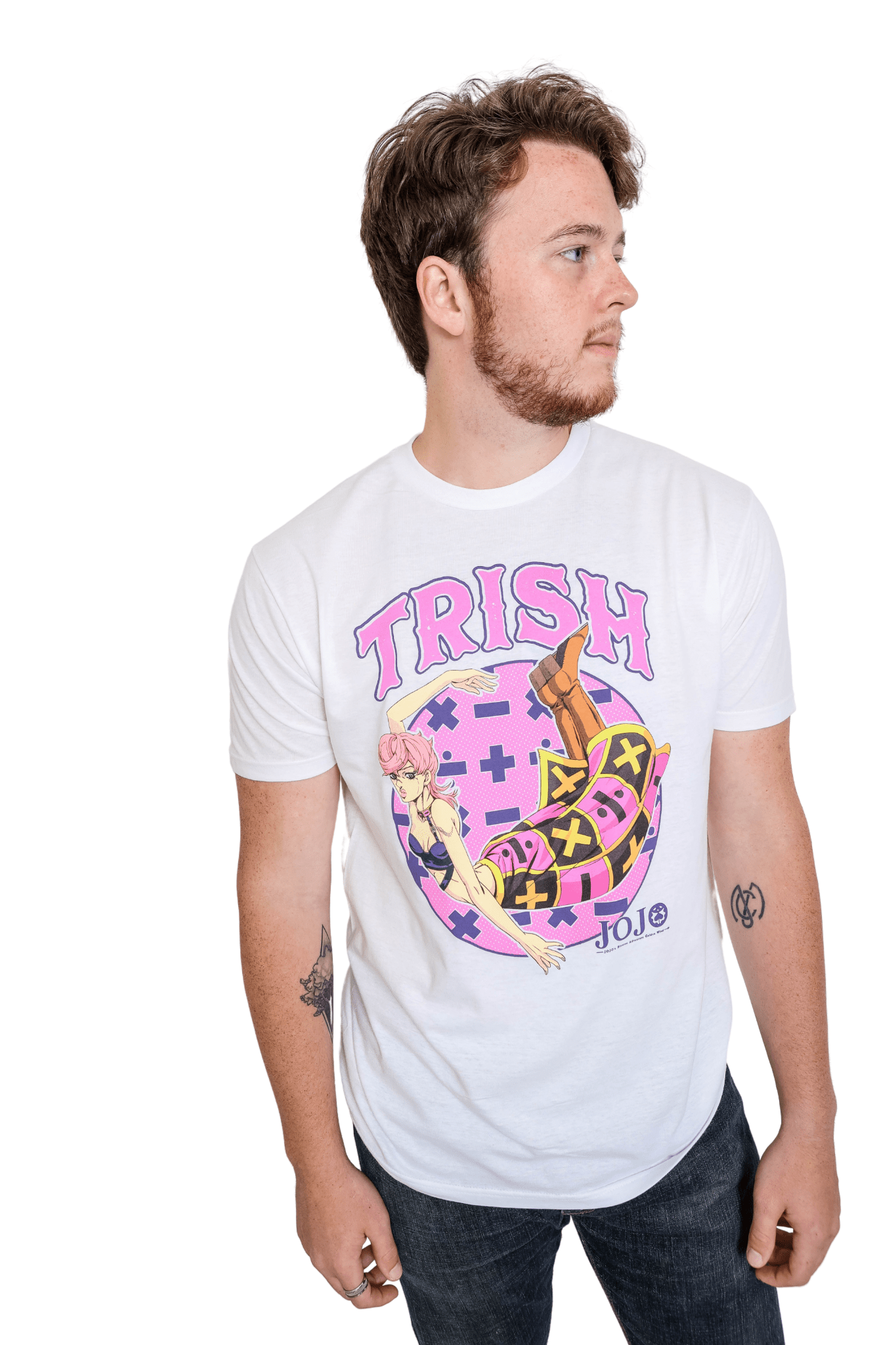 JoJo's Bizarre Adventure S4 Trish Math Symbols Officially Licensed Adult T-Shirt - Fundom
