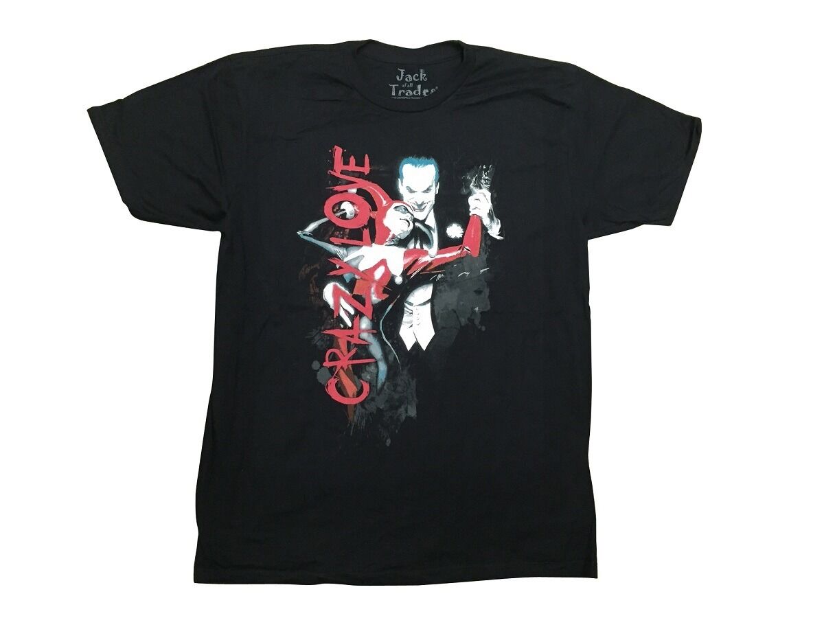 Joker And Harley Quinn Crazy Love Batman Premium Adult T-Shirt - Fundom