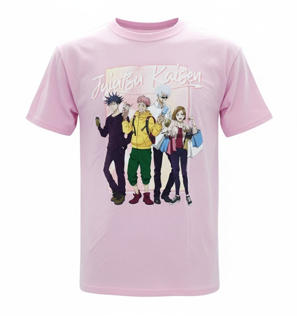 Jujutsu Kaisen - Itadori, Fushiguro, Kugisaki, Gojo Group Adult Men's T-Shirt - Fundom