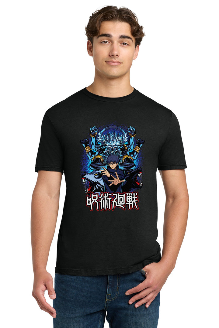 Jujutsu Kaisen Megumi Fushiguro Divine Dogs Adult Unisex T-Shirt - Fundom
