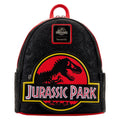 Jurassic Park Logo Mini Backpack Double Strap Shoulder Bag Purse - Fundom