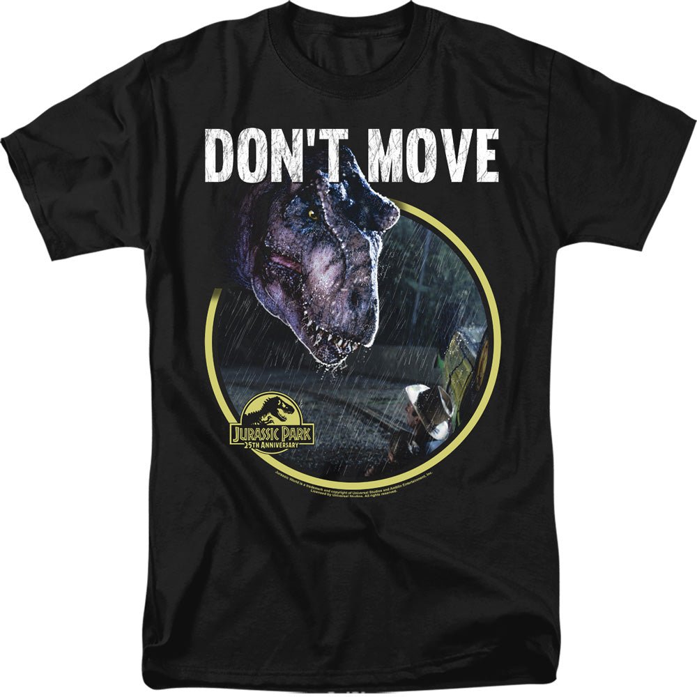 Jurassic Park Movie Dont Move Adult T-Shirt - Fundom