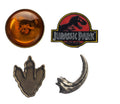 Jurassic Park Movie Logo and Symbols 4 Pack Lapel Pins Set - Fundom