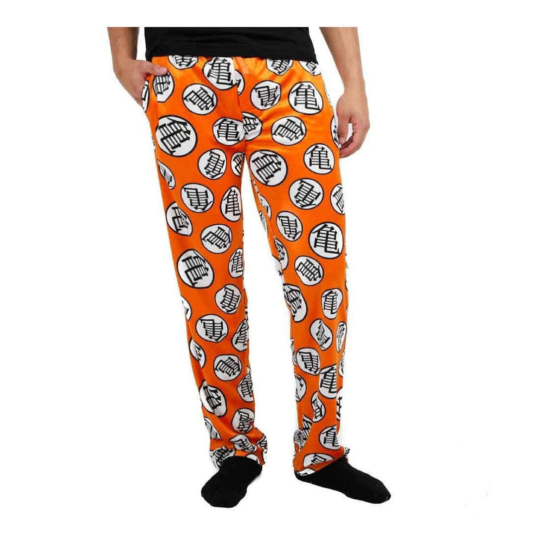 Dragon Ball Z Goku Kame Symbol All Over Anime Unisex Pajama Sleep Pants