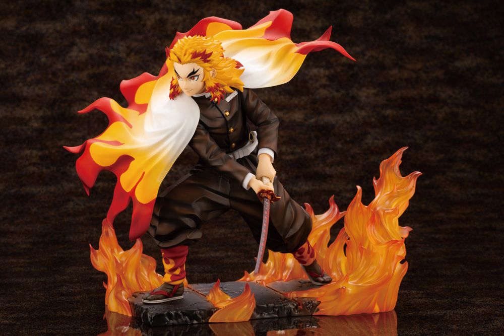 Kotobukiya Demon Slayer: Kimetsu no Yaiba - Kyojuro Rengoku 1/8 Scale ARTFX J Figure - Fundom