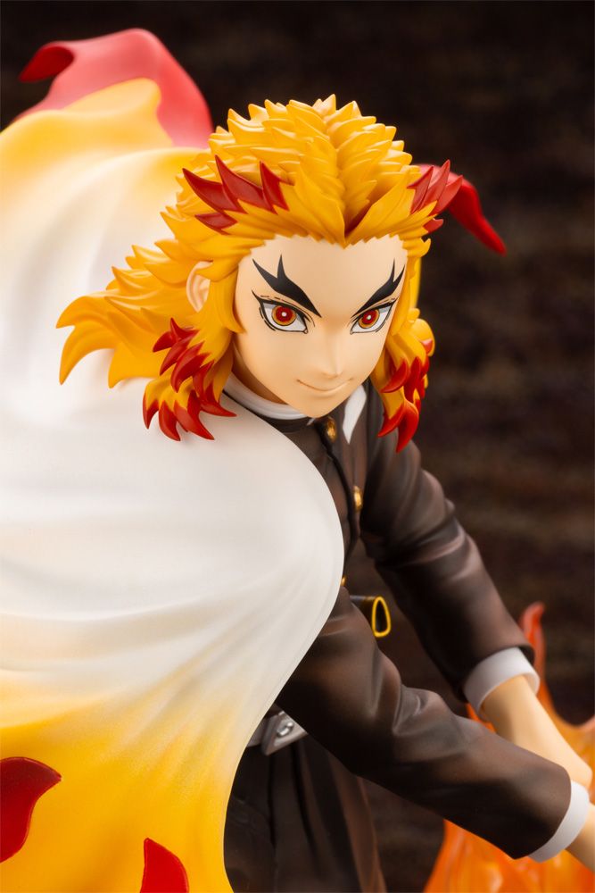 Kotobukiya Demon Slayer: Kimetsu no Yaiba - Kyojuro Rengoku 1/8 Scale ARTFX J Figure - Fundom