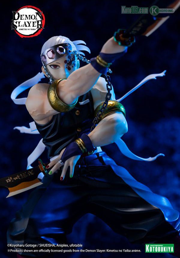 Kotobukiya - Demon Slayer: Kimetsu no Yaiba - Tengen Uzui ArtFX J Figure - Fundom