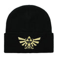 Legend of Zelda Triforce Black Knit Hat Beanie - Fundom
