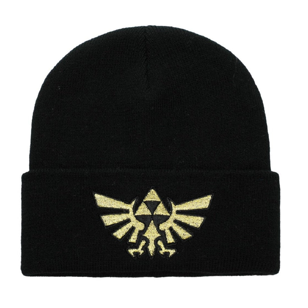 Legend of Zelda Triforce Black Knit Hat Beanie - Fundom