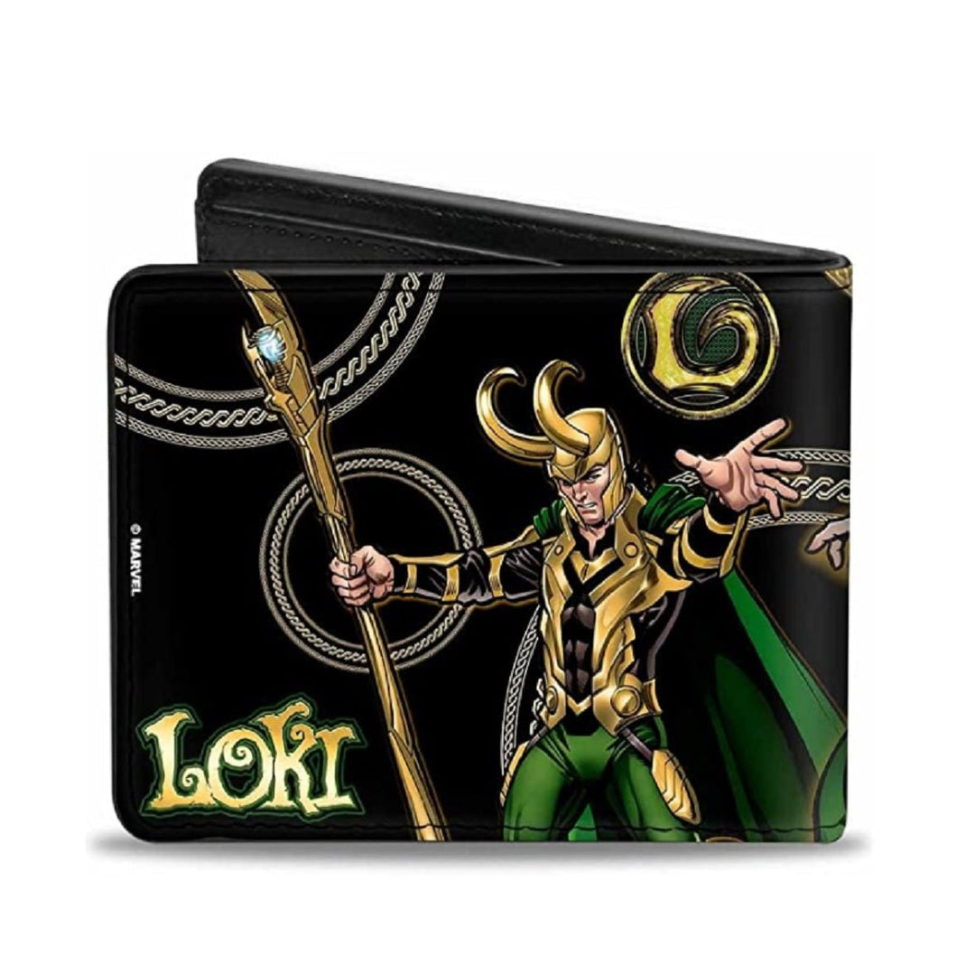 Loki Poses Marvel Comics Bi-Fold Wallet