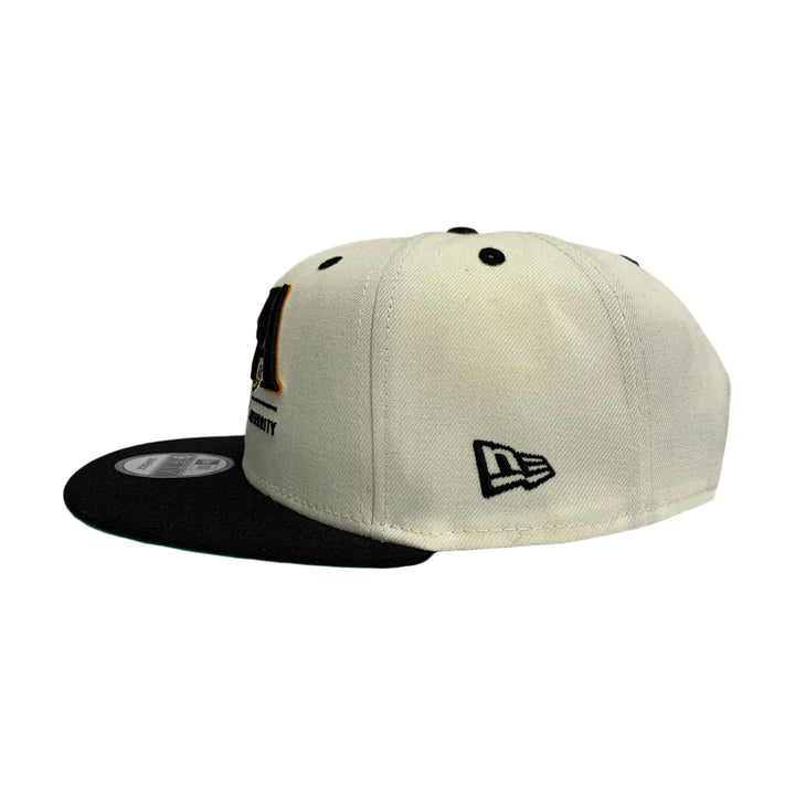New Era 9FIFTY Marvel Loki TVA Time Variance Authority Logo Snapback Hat Cap Black