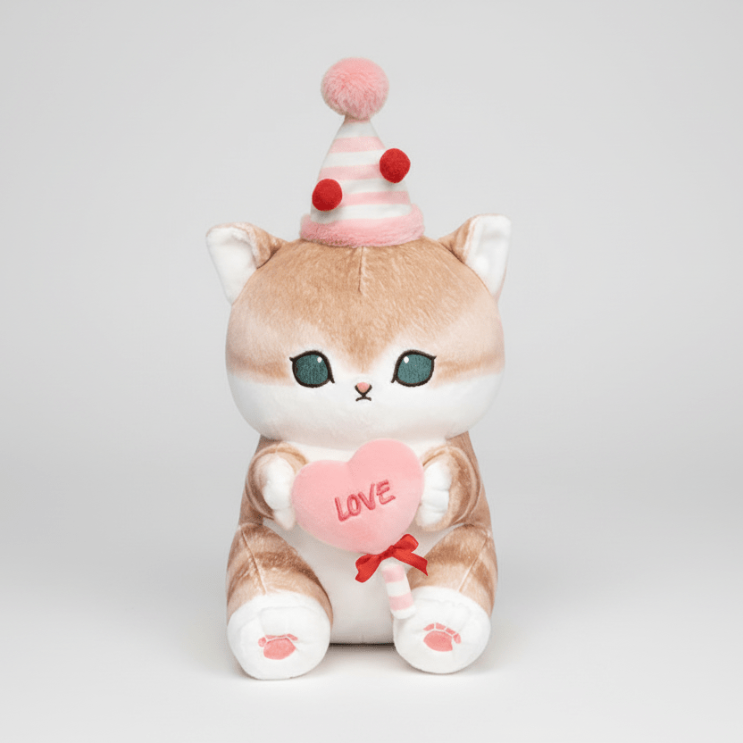 Mofusand Heart Lollipop Cat Plush 9" - Fundom