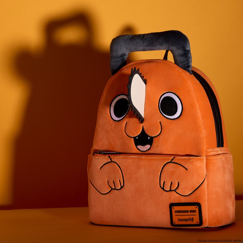 Loungefly Chainsaw Man Pochita Plush Mini Backpack - Fundom