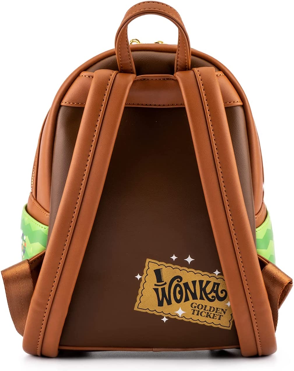 Loungefly Charlie and the Chocolate Factory Wonka 50th Anniversary Womens Double Strap Shoulder Bag Purse - Fundom