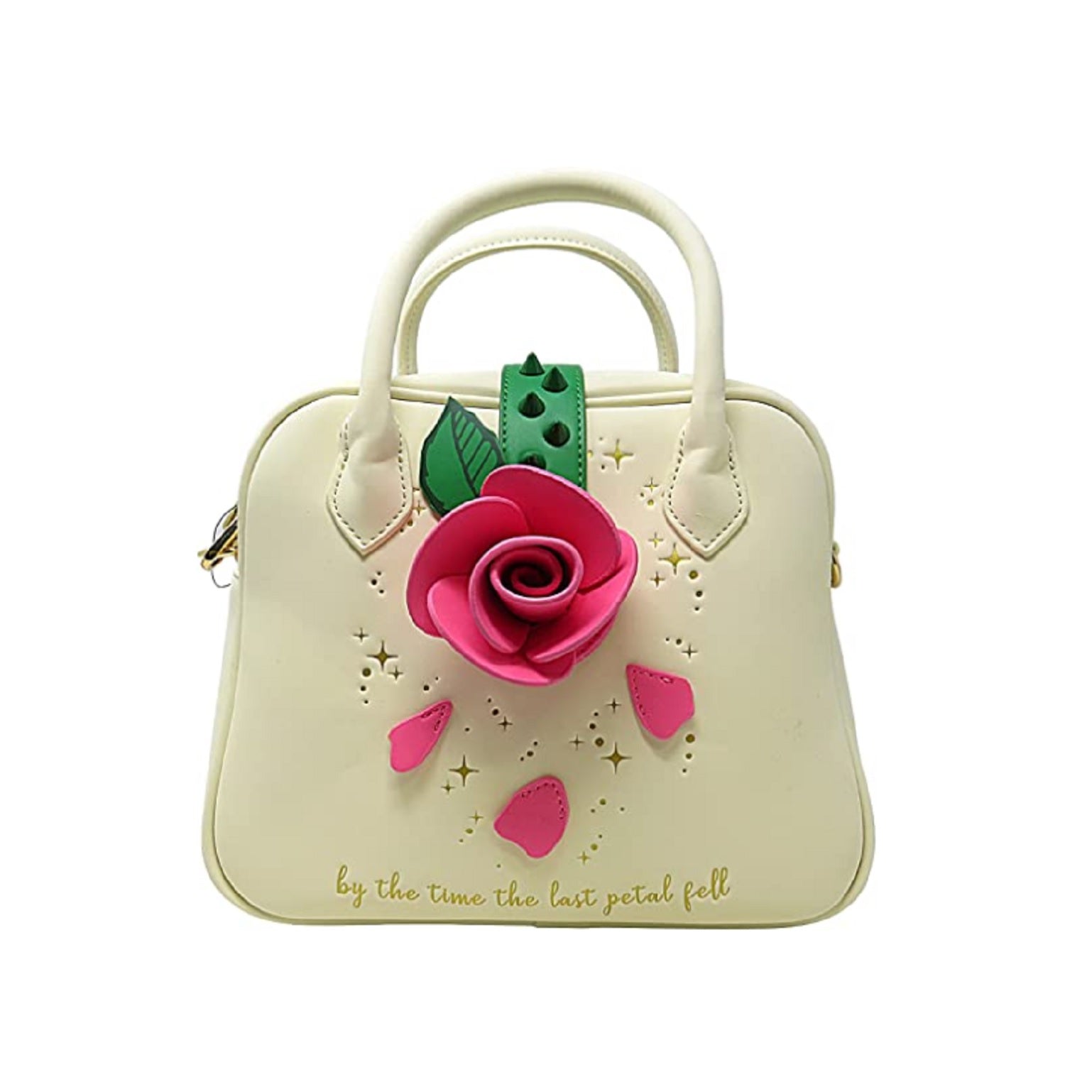 Loungefly Disney Beauty and the Beast Rose Crossbody Faux Leather Bag - Fundom