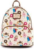 Loungefly Disney Chip and Dale Snackies All Over Print Womens Double Strap Shoulder Bag Purse - Fundom