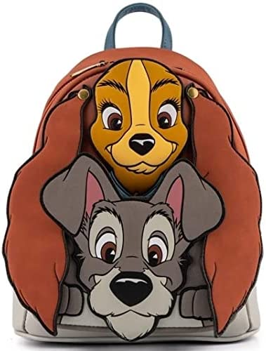 Loungefly Disney Lady and the Tramp Cosplay Womens Double Strap Shoulder Bag Purse - Fundom