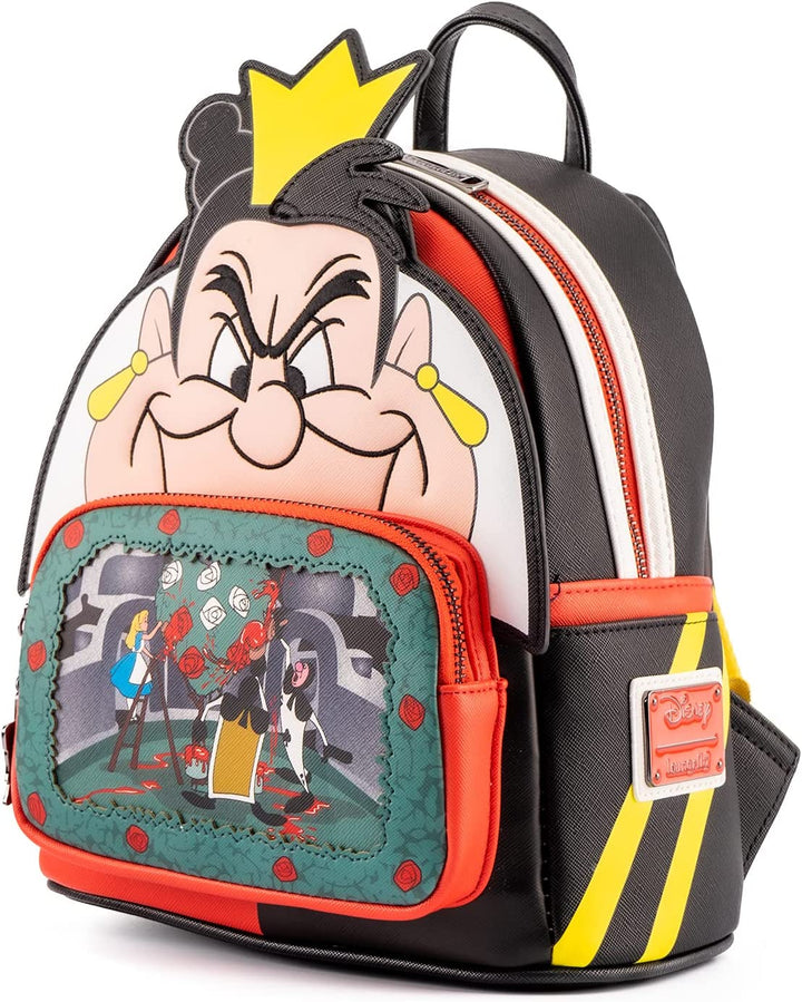 Loungefly Disney Villains Scene Series Queen of Hearts Womens Double Strap Shoulder Bag Purse - Fundom
