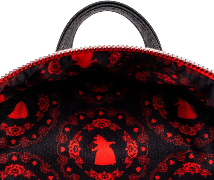 Loungefly Disney Villains Scene Series Queen of Hearts Womens Double Strap Shoulder Bag Purse - Fundom