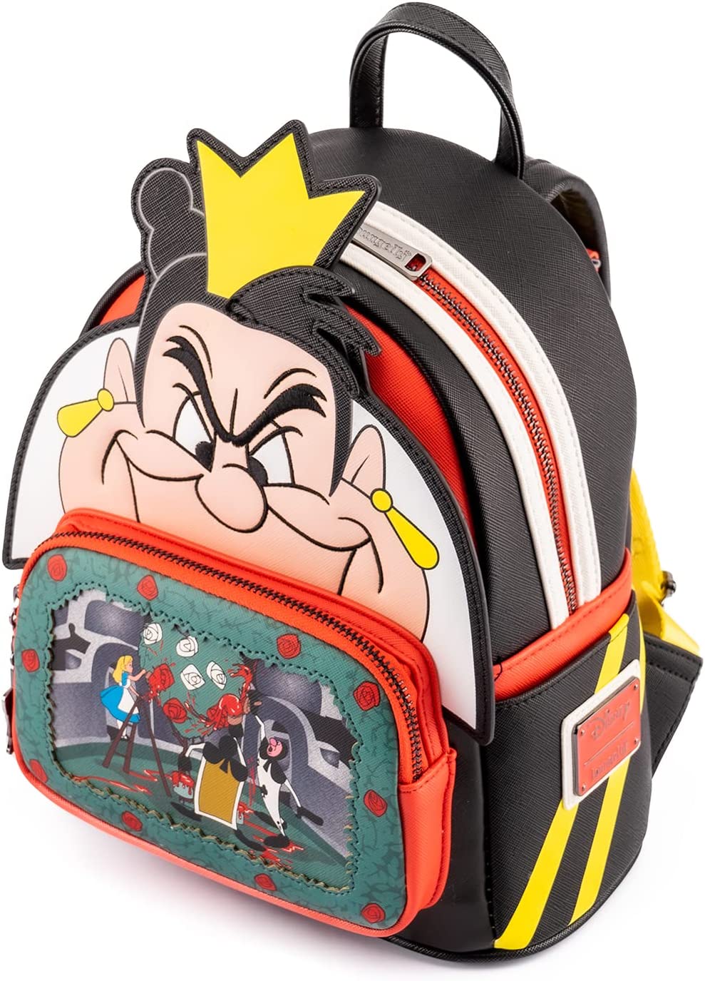 Loungefly Disney Villains Scene Series Queen of Hearts Womens Double Strap Shoulder Bag Purse - Fundom