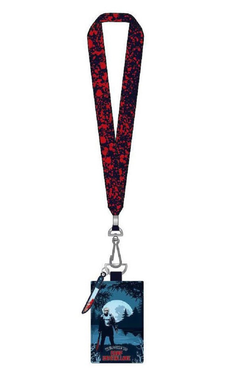 Loungefly Friday the 13th Camp Crystal Lake Lanyard with Cardholder - Fundom