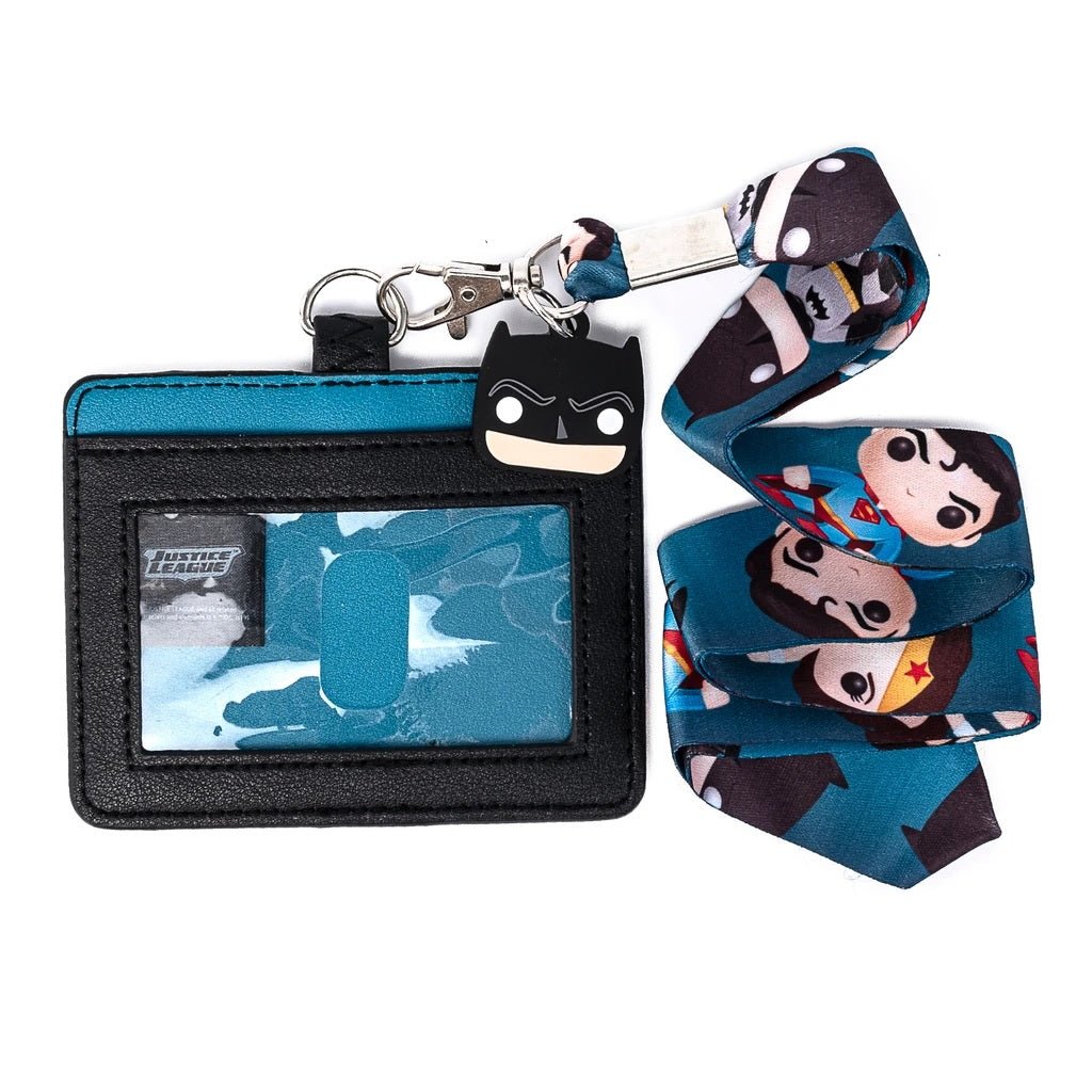 Loungefly Funko DC Comics Superhero Lanyard with Cardholder - Fundom