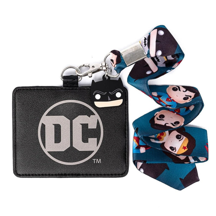 Loungefly Funko DC Comics Superhero Lanyard with Cardholder - Fundom