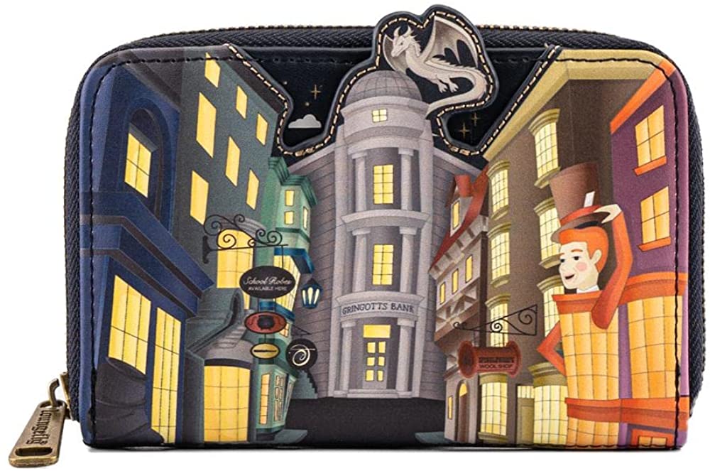 Loungefly Harry Potter Diagon Alley Faux Leather Wallet - Fundom