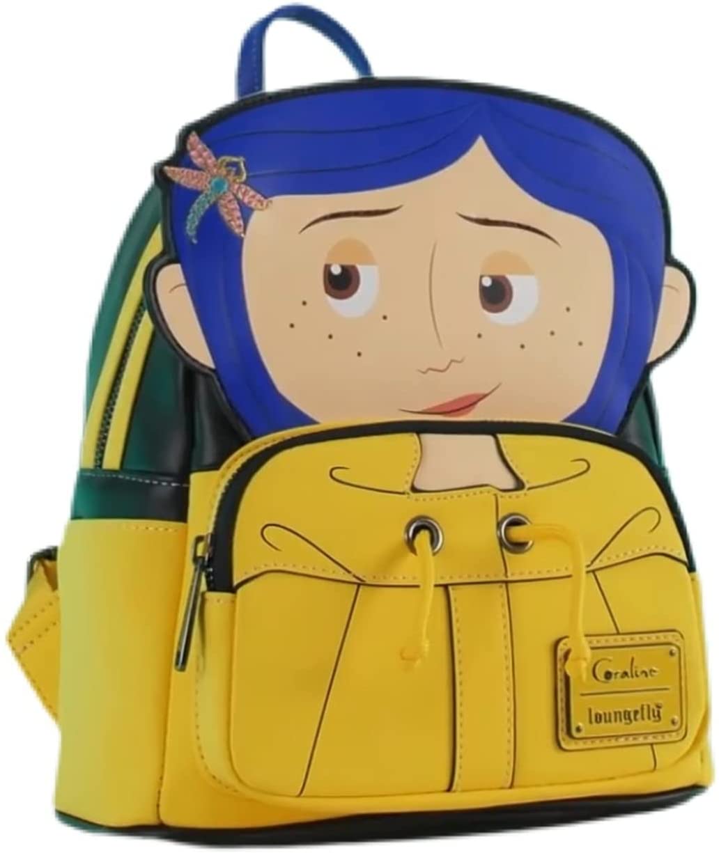 Loungefly Laika Coraline Raincoat Cosplay Womens Double Strap Shoulder Bag Purse - Fundom