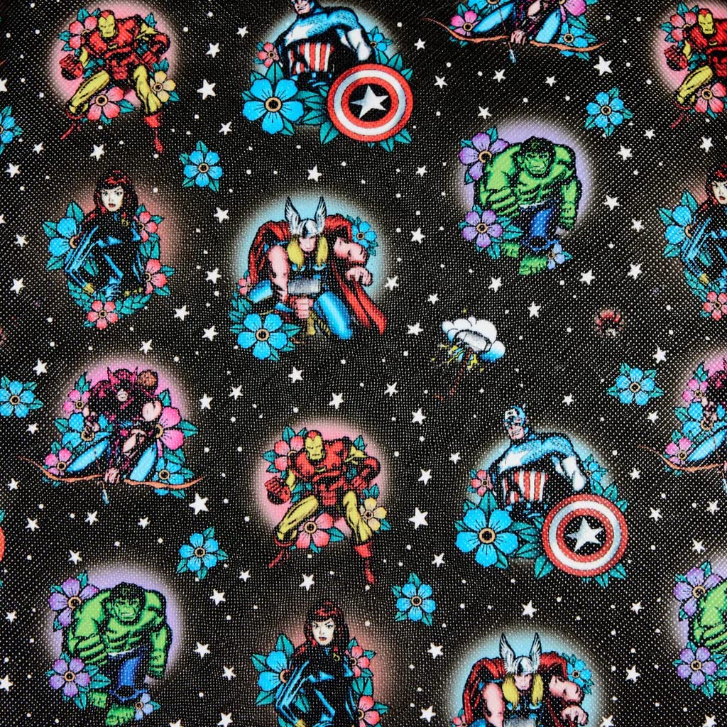 Loungefly Marvel Avengers Tattoo Women Backpack Double Strap Shoulder Bag Purse - Fundom
