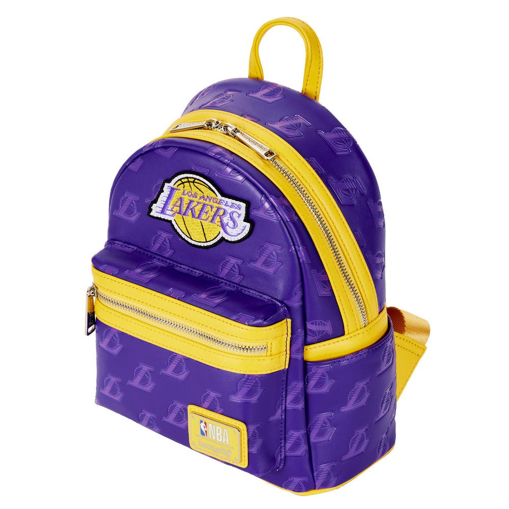 Loungefly NBA Los Angeles Lakers Logo Mini Backpack - Fundom