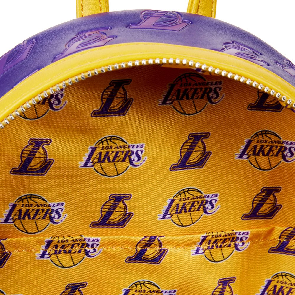 Loungefly NBA Los Angeles Lakers Logo Mini Backpack - Fundom