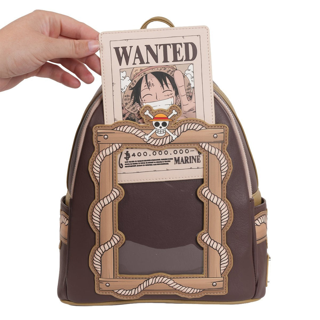 Loungefly One Piece Wanted Dead or Alive Monkey D. Luffy Mini - Backpack Entertainment Earth Exclusive - Fundom