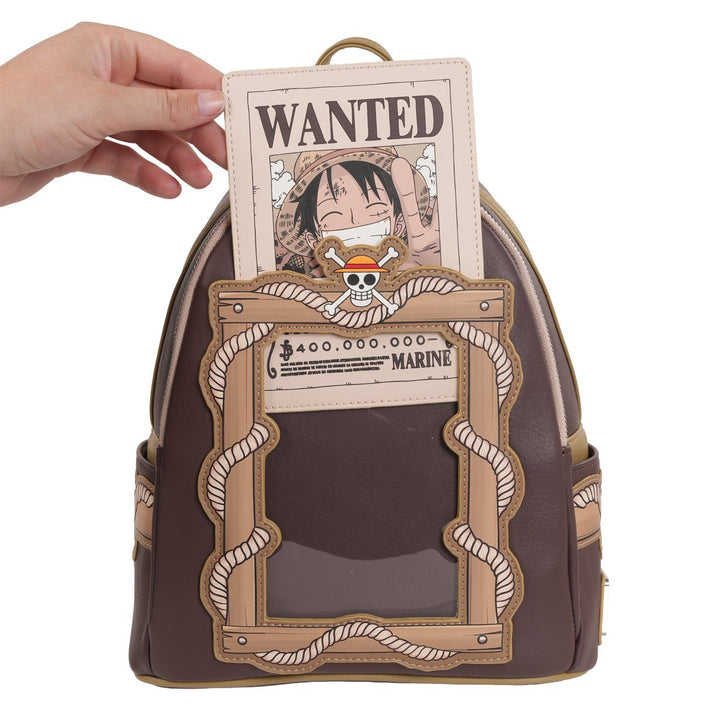 Loungefly One Piece Wanted Dead or Alive Monkey D. Luffy Mini - Backpack Entertainment Earth Exclusive - Fundom