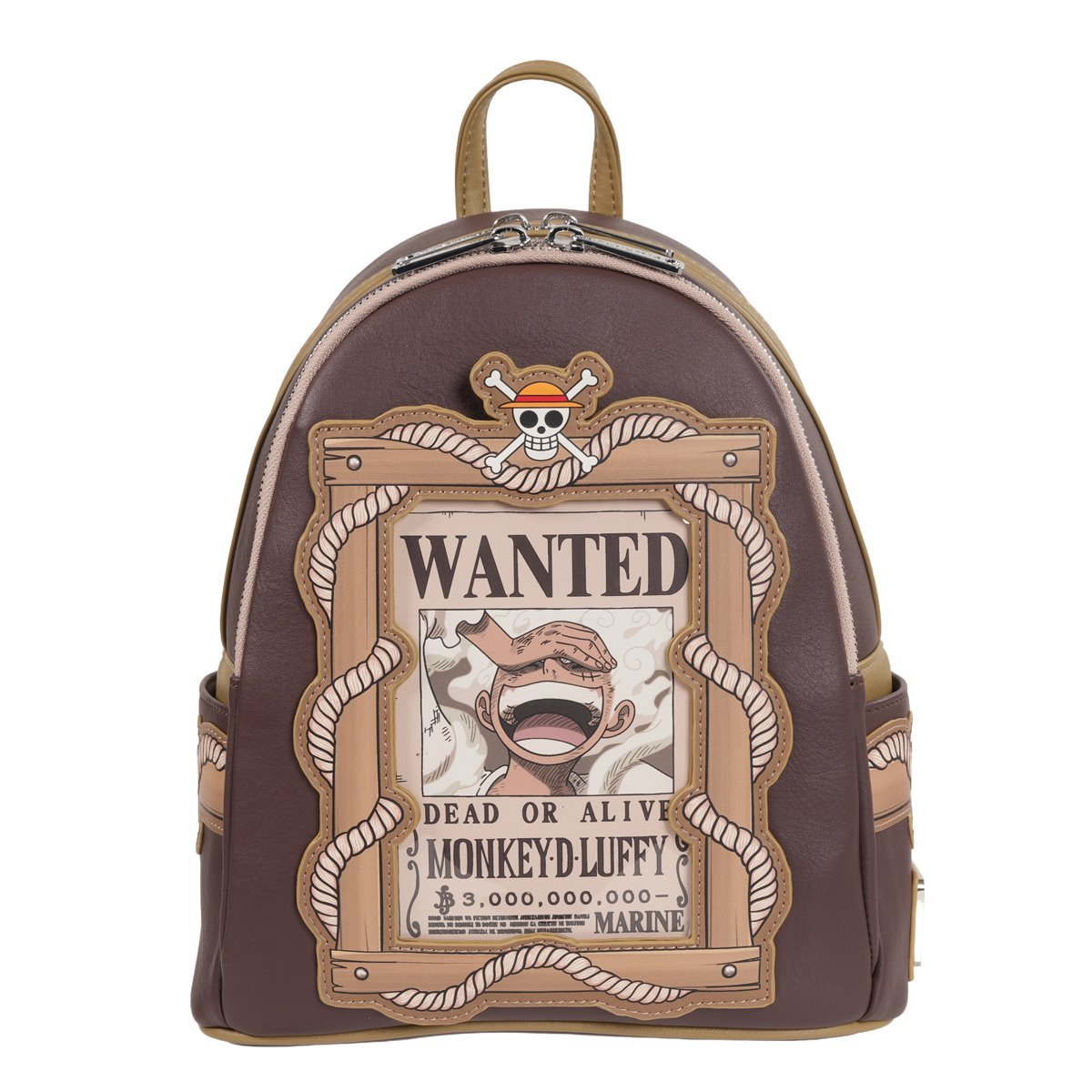 Loungefly One Piece Wanted Dead or Alive Monkey D. Luffy Mini