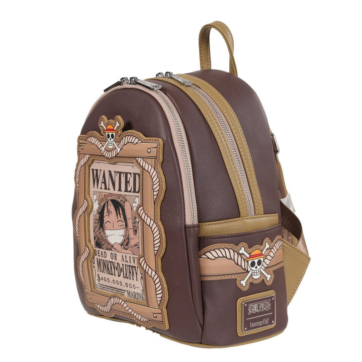 Loungefly One Piece Wanted Dead or Alive Monkey D. Luffy Mini - Backpack Entertainment Earth Exclusive - Fundom