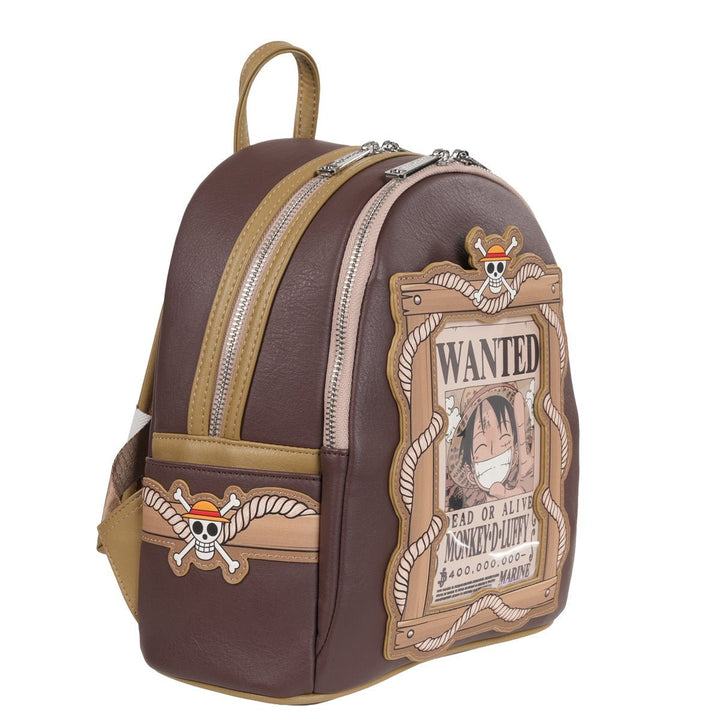Loungefly One Piece Wanted Dead or Alive Monkey D. Luffy Mini - Backpack Entertainment Earth Exclusive - Fundom